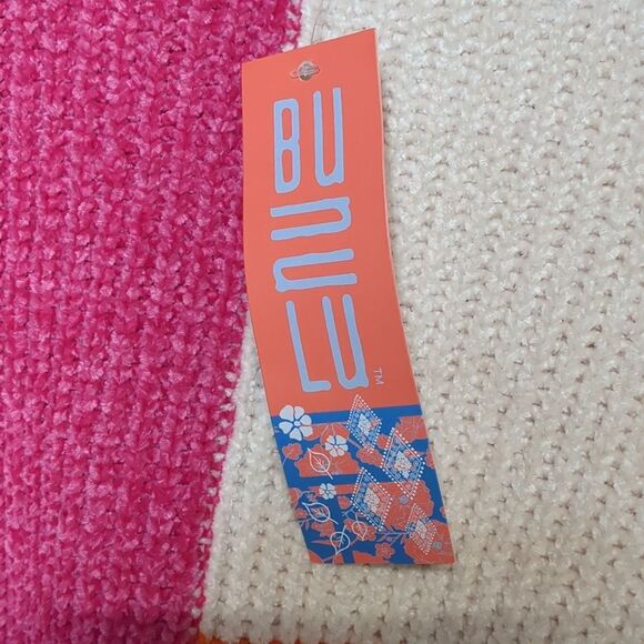 Bunulu Women's Colorblock Soft Chenille Slouchy Sweater Size Medium NWT - Picture 4 of 6